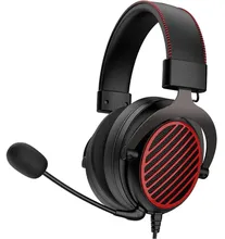 هدست گیمینگ ردراگون Luna H540 نمای روبرو از هدست و میکروفون
